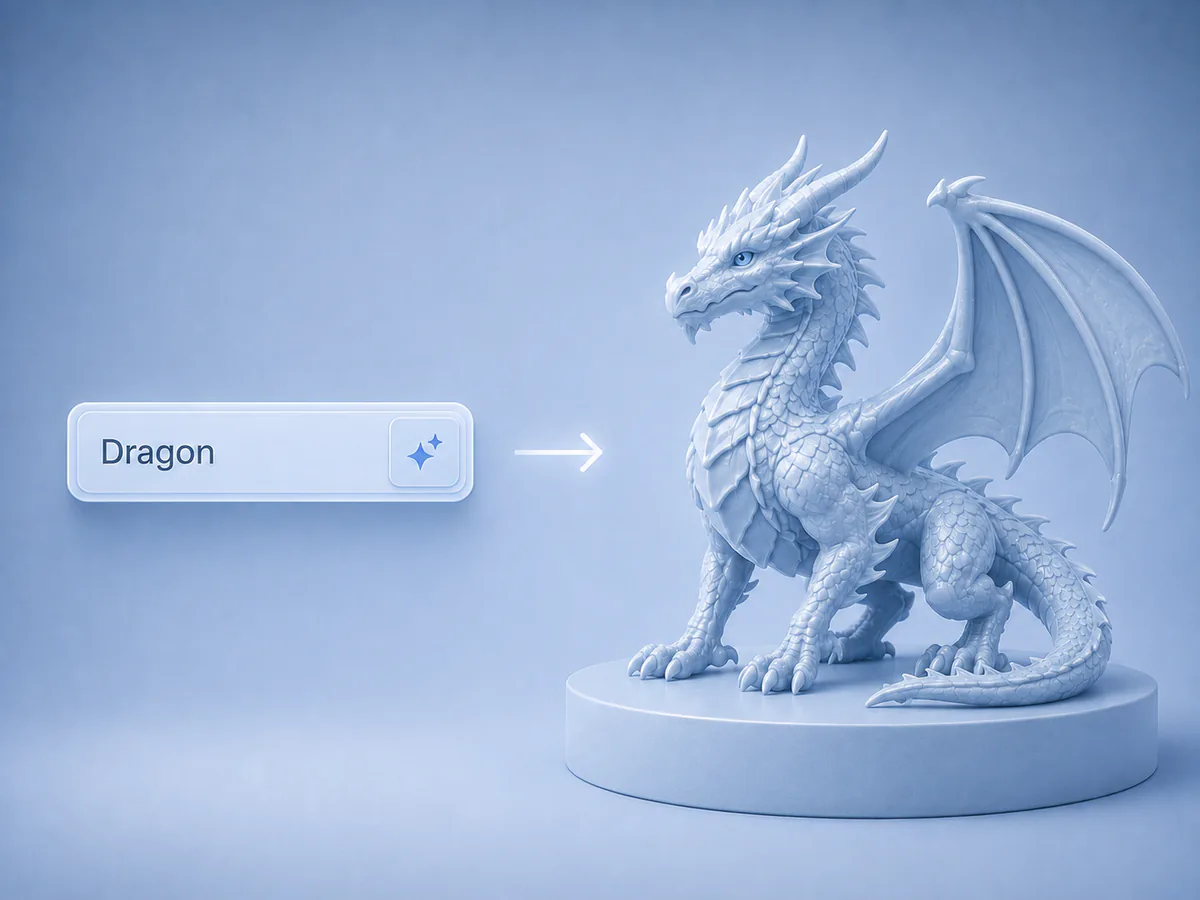 Yapay Zeka Metinden 3D Oluşturucu