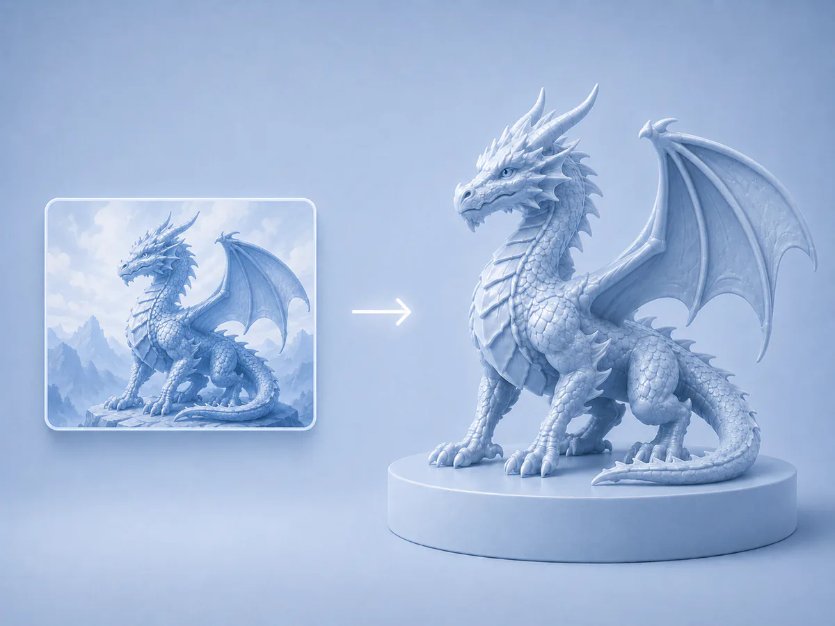 Yapay Zeka Görselden 3D Oluşturucu